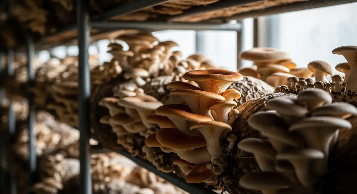 mushroom farming in India