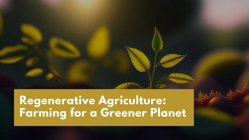 Regenerative Agriculture Farming for a Greener Planet