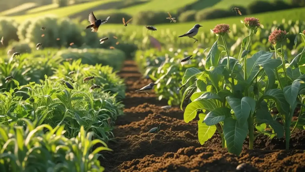 organic farming relation with Biodiversity 