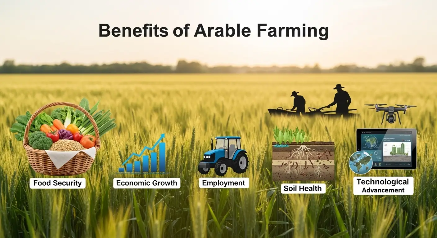 Benefits of Arable farming